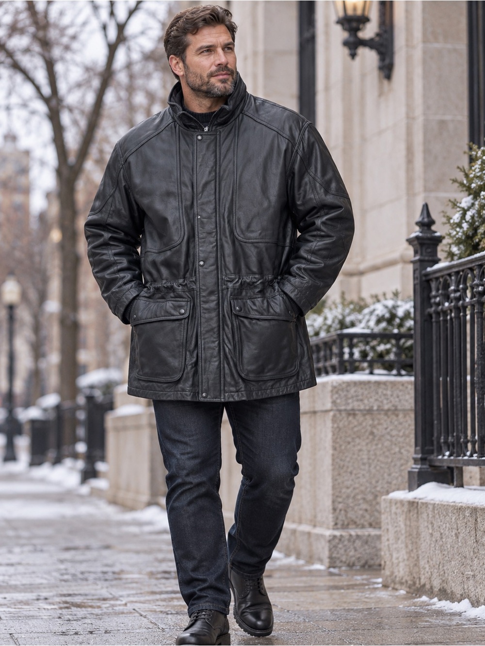 Pelle Studio Wilsons Leather XL Genuine Leather Thinsulate Winter Jacket